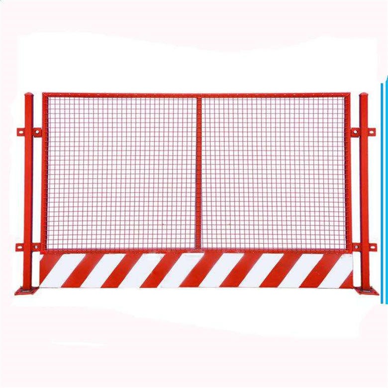 德兰现货基坑护栏 1.2米高喷塑工地基坑围栏 基坑临边护栏厂家直销 严禁抛物禁止跨越