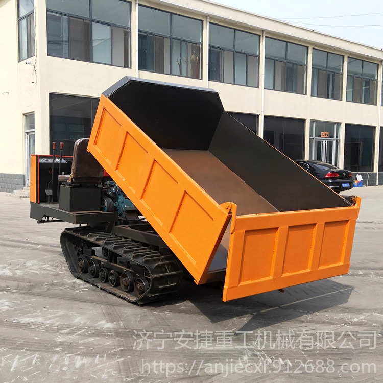 厂家生产小型履带运输车 简约型履带拖拉机 农用3吨履带自卸车图片