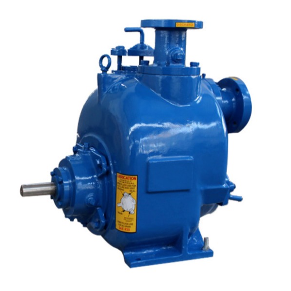 江苏蓝升SP-4自吸排污泵 4寸100立方无堵塞自吸式排污泵 高吸程强自吸泵