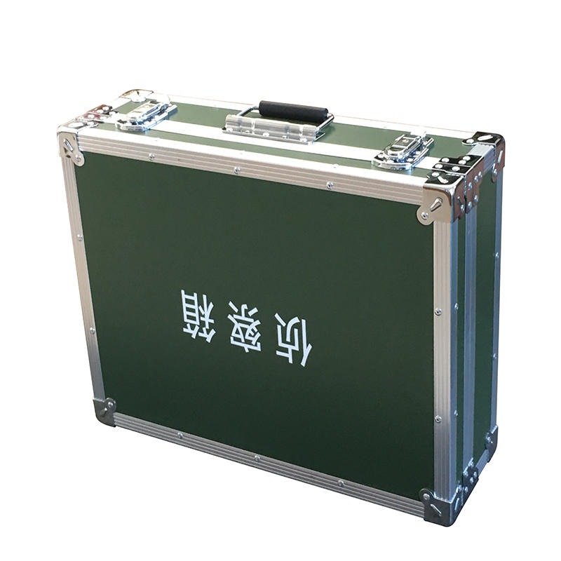 军绿色手提铝箱 侦察设备箱定制 工具箱加工厂 长安三峰