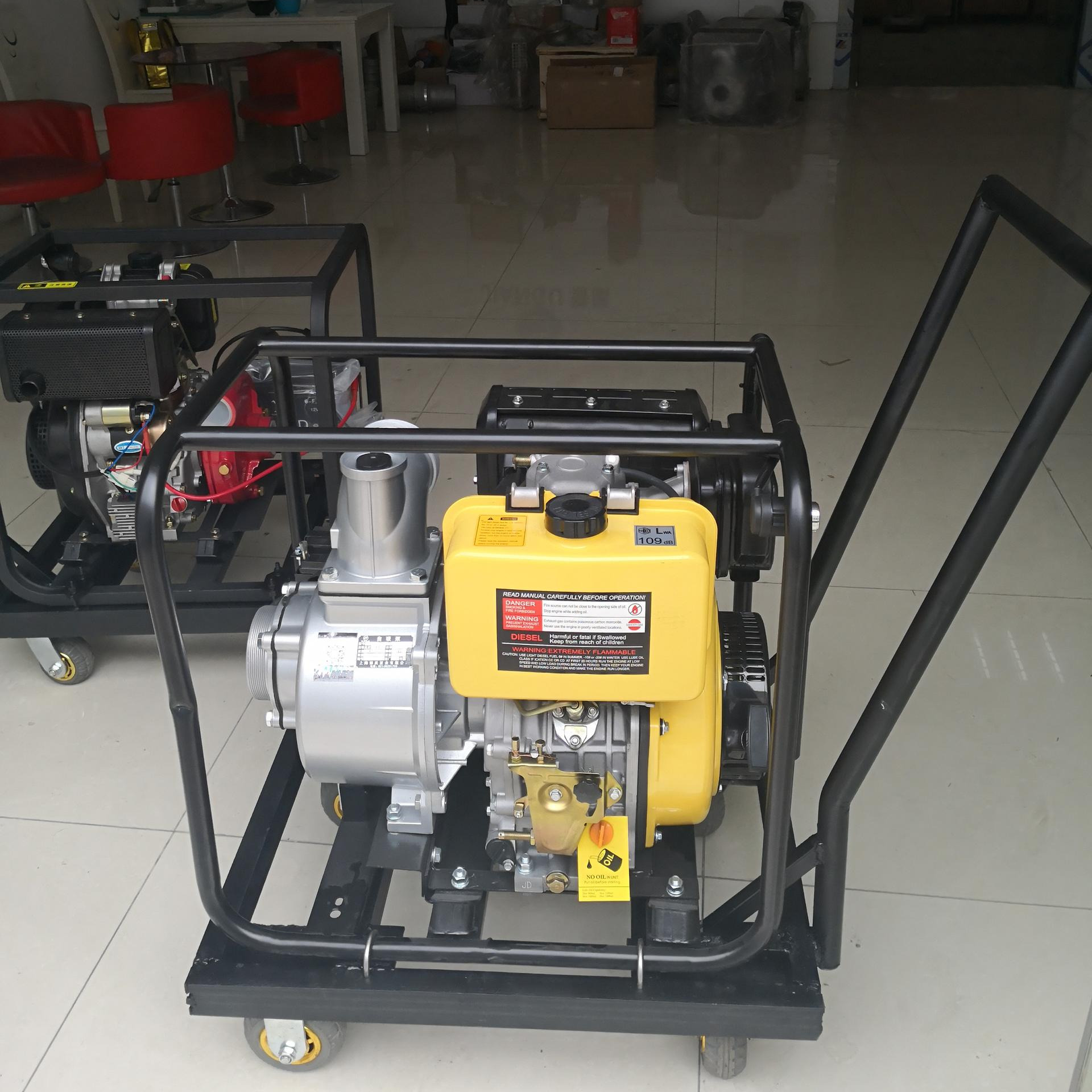 农用柴油机水泵 便携式农用柴油机水泵 小型农用柴油机水泵 移动式