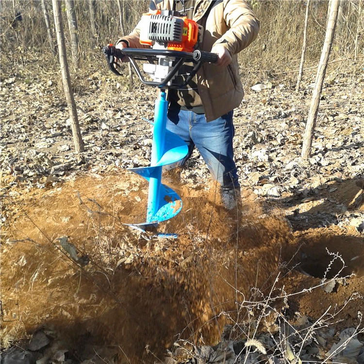好用的汽油小型钻土机 小型种树打洞机 植树挖坑机性能稳定