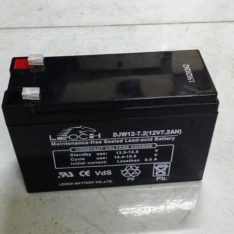 江苏理士蓄电池DJW12-7.2铅酸性免维护电池理士12V7.2AH照明医疗通讯专用图片
