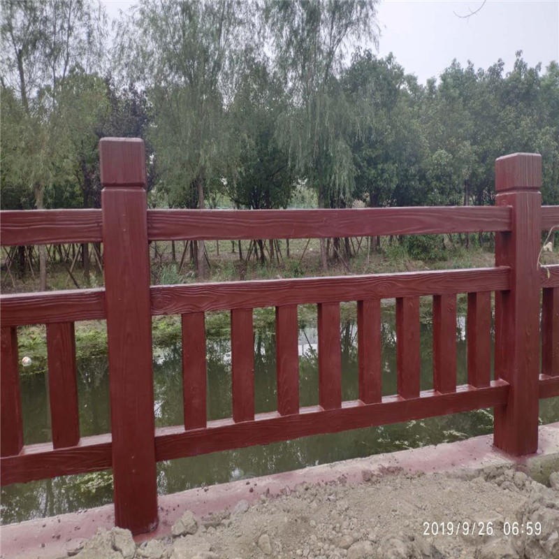 源头厂家定制各种 仿木栏杆 桥栏杆 现货供应  专业专注质优价低图片