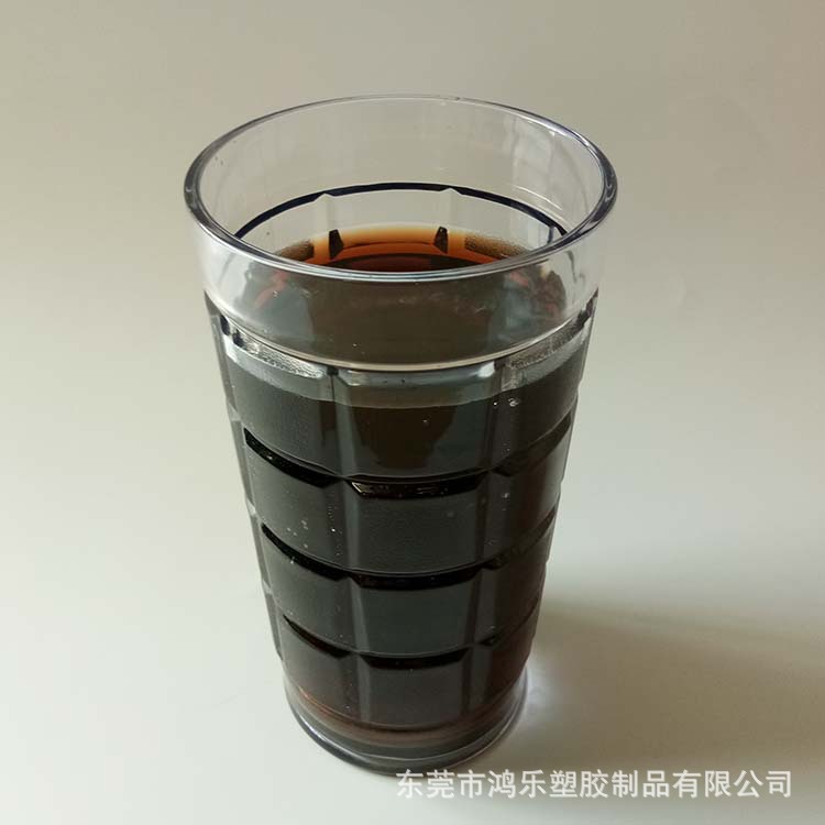 东莞塑料杯定制22oz果汁饮料杯AS透明塑胶冷饮杯餐厅用品杯示例图2