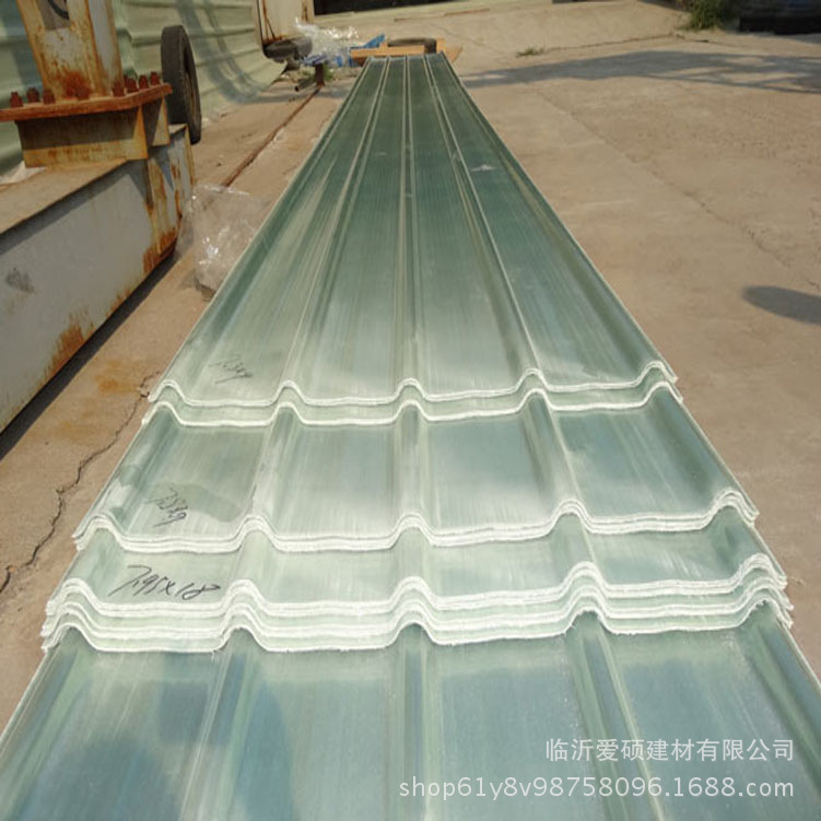 枣庄钢结构屋面防腐透明瓦厚度 FRP采光瓦采光板多少钱一米示例图3