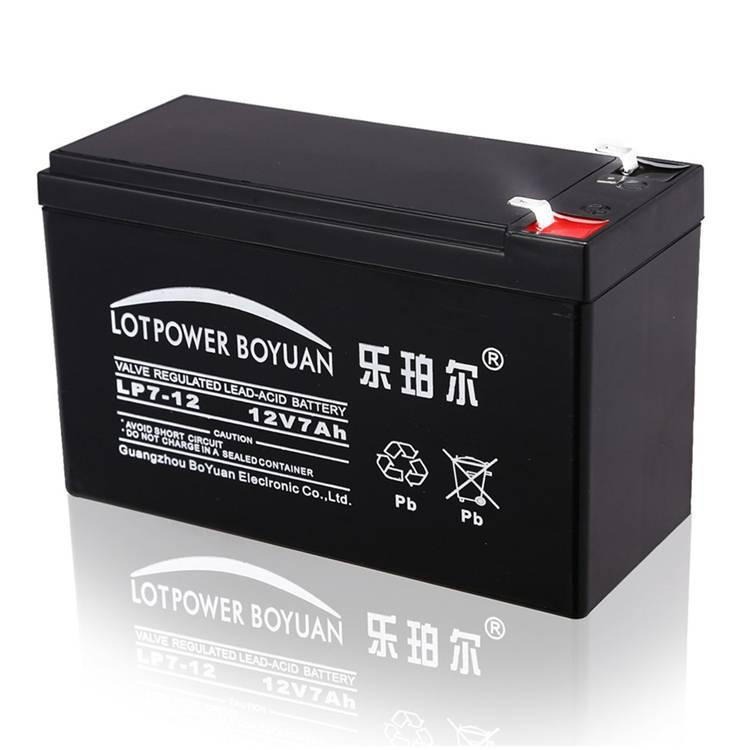 LOTPOWER乐珀尔蓄电池LP7-12 12V7AH机房配套 UPS电源配套 高低压配电柜