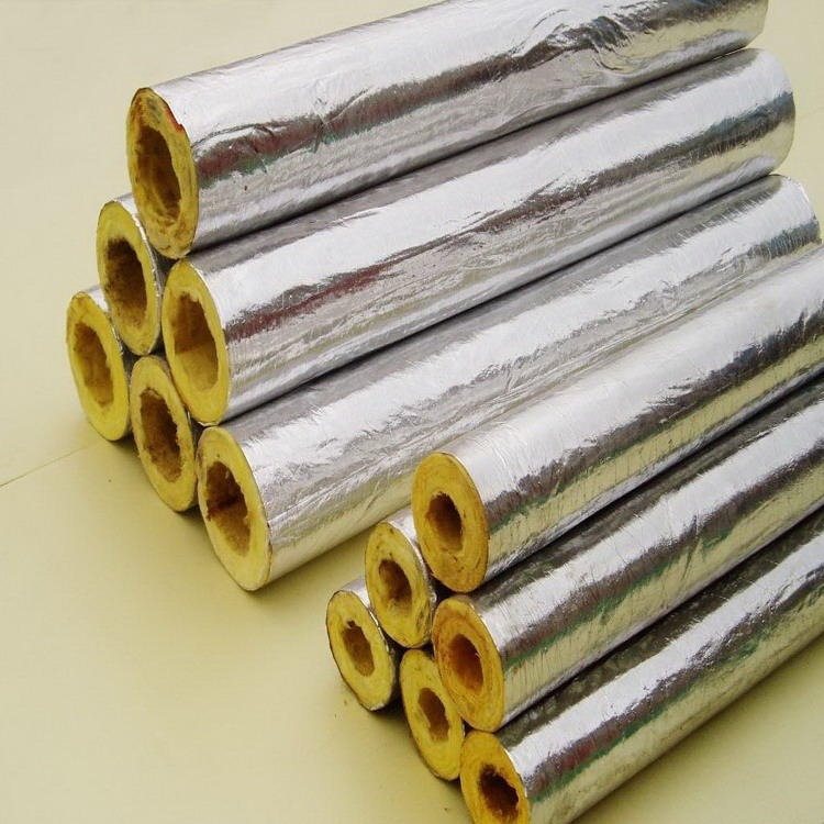 厂家批发a级防火玻璃棉管 供暖管道开口玻璃棉管壳