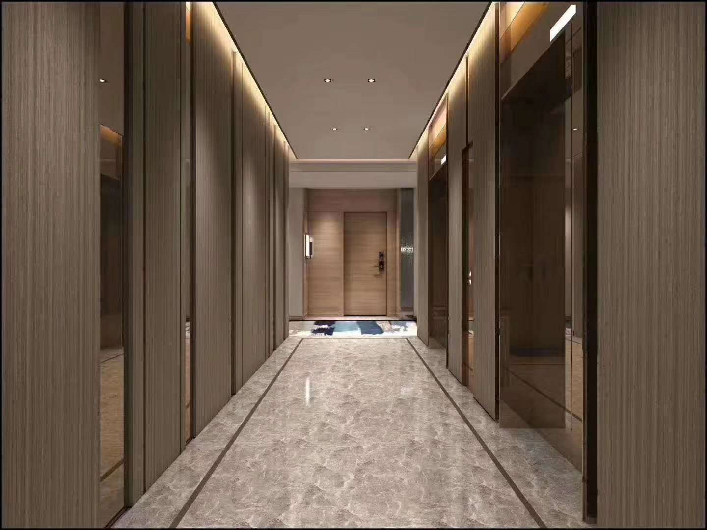 现代风格明珠客厅镂空隔断装修效果图 – 设计本装修效果图