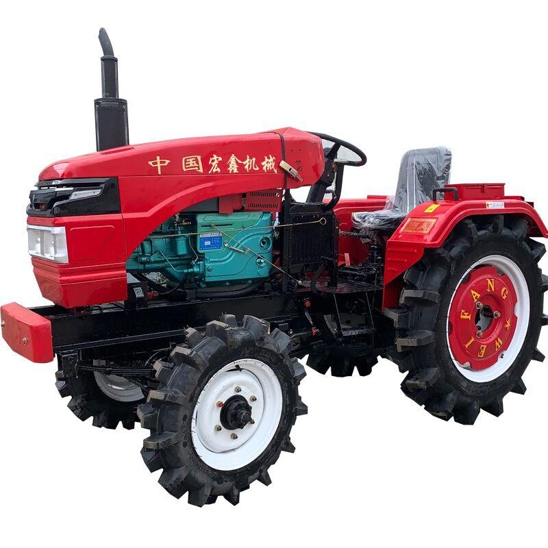 家用四轮多功能耕地机 座驾式农用拖拉机 轮距可调农用四轮拖拉机