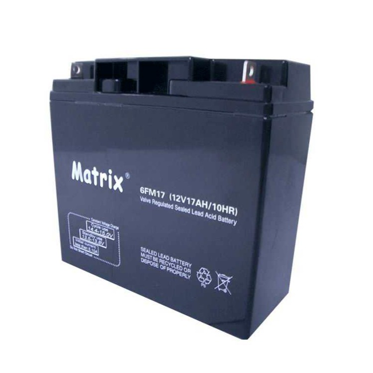 MATRIX矩阵铅酸蓄电池NP24-12发电厂消防不间断应急电源12V24AH原装