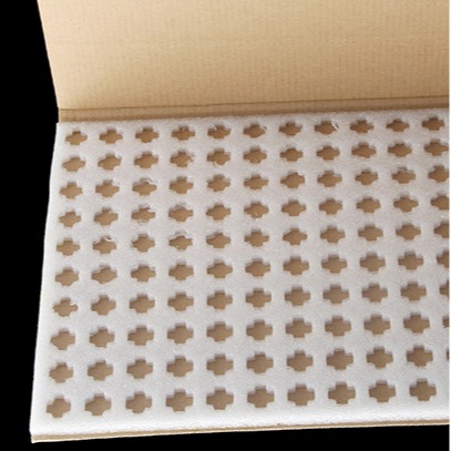 纸板粘珍珠棉定位内衬 专用定位纸箱EPE珍珠棉 珍珠棉护角 天第专业生产零部件定位包装图片