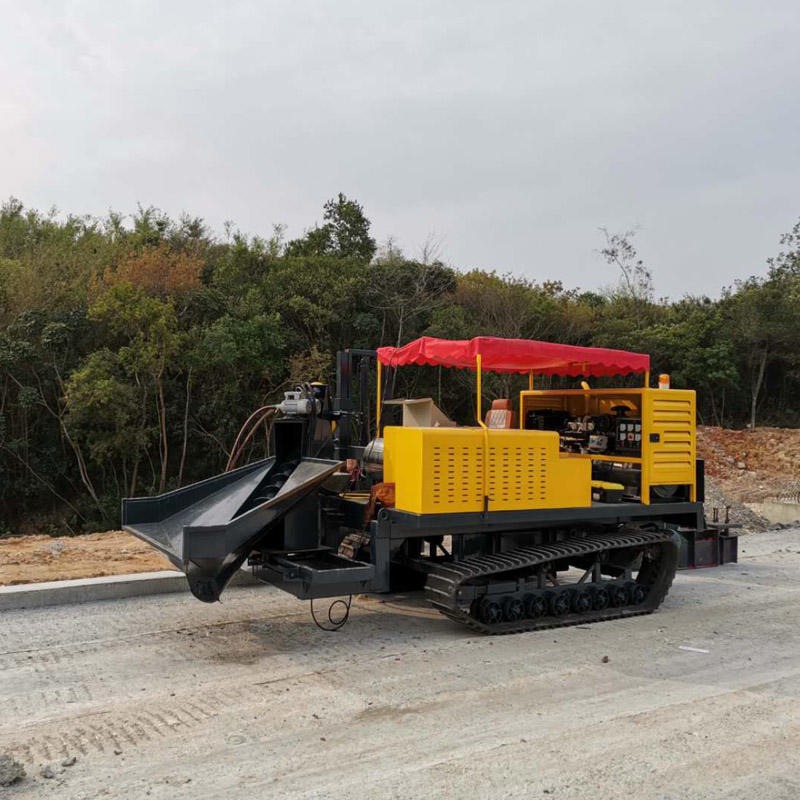 达沃公路渠道滑模机 现浇水沟一次成型机 浇筑混凝土滑模机报价