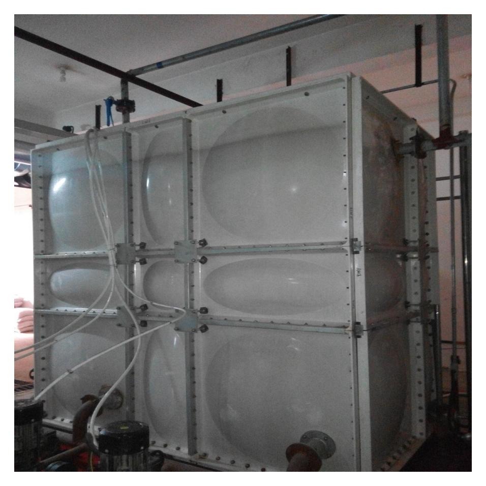 舟山长方形80立方水箱 霈凯玻璃钢节能消防水箱