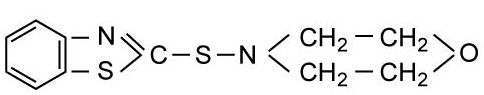 鹤壁荣欣助剂NOBS（MBS）化学名称:N-氧二乙撑基-2-苯并噻唑次磺酰胺示例图3