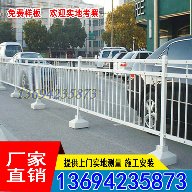 绿化隔离带甲型护栏定制 江门市政栅栏现货 湛江乙型护栏示例图5