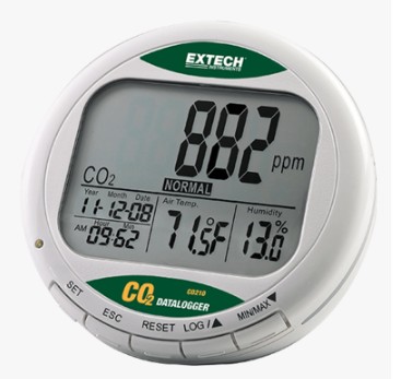 Extech艾示科原装 CO210 室内空气质量CO2监测仪示例图1
