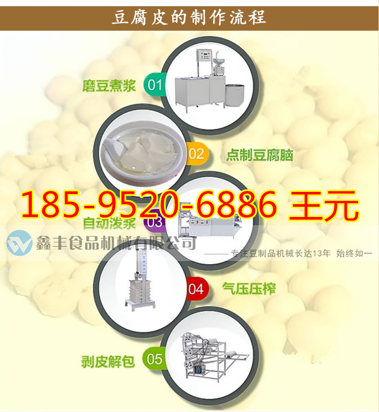 周口豆腐皮机厂 制作豆腐皮机器 一套豆腐皮机多少钱示例图3
