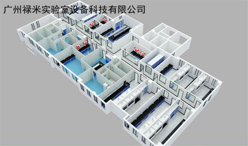 全钢柜 钢制双门双抽柜 实验室设备台柜 实验室家具哪家好（广州禄米专业订制）示例图3