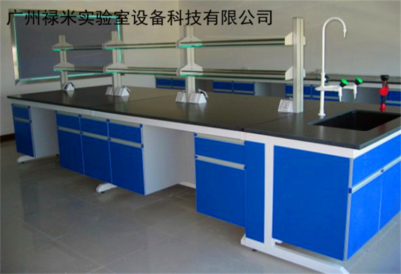 实验室 钢木转角台 钢木转角柜 禄米实验室设备示例图3