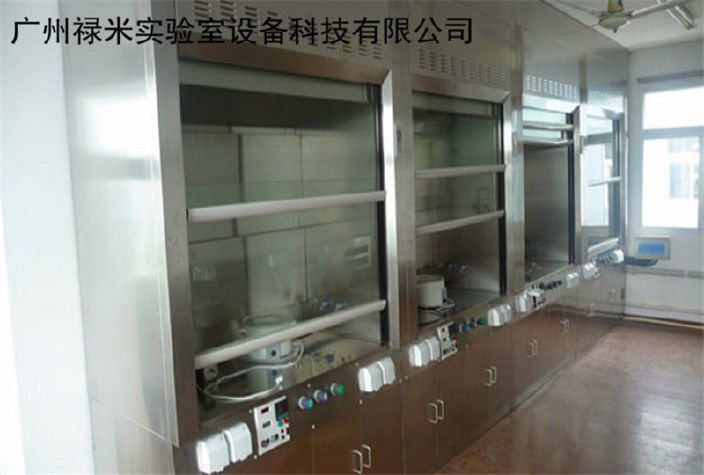 304材质 不锈钢通风柜 防腐蚀通风柜 广州禄米实验室设备示例图2