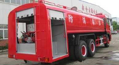 国五东风天龙15吨消防洒水车图片配置示例图4