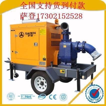萨登DS-CZ100-15柴油机自行式泵车 防汛移动泵车 防汛泵车 移动泵车多少钱一台示例图2