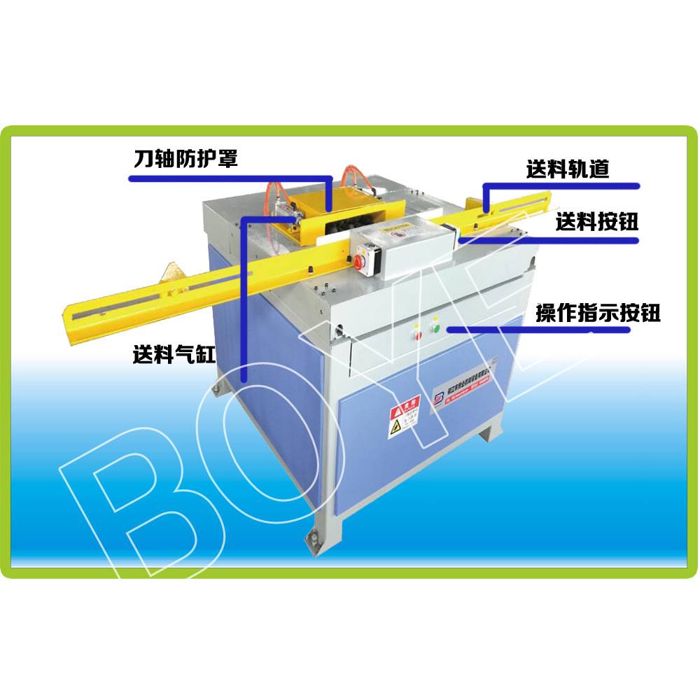 自动木托盘开槽机特点/镇江博业机械美式托盘挖槽机价格示例图4