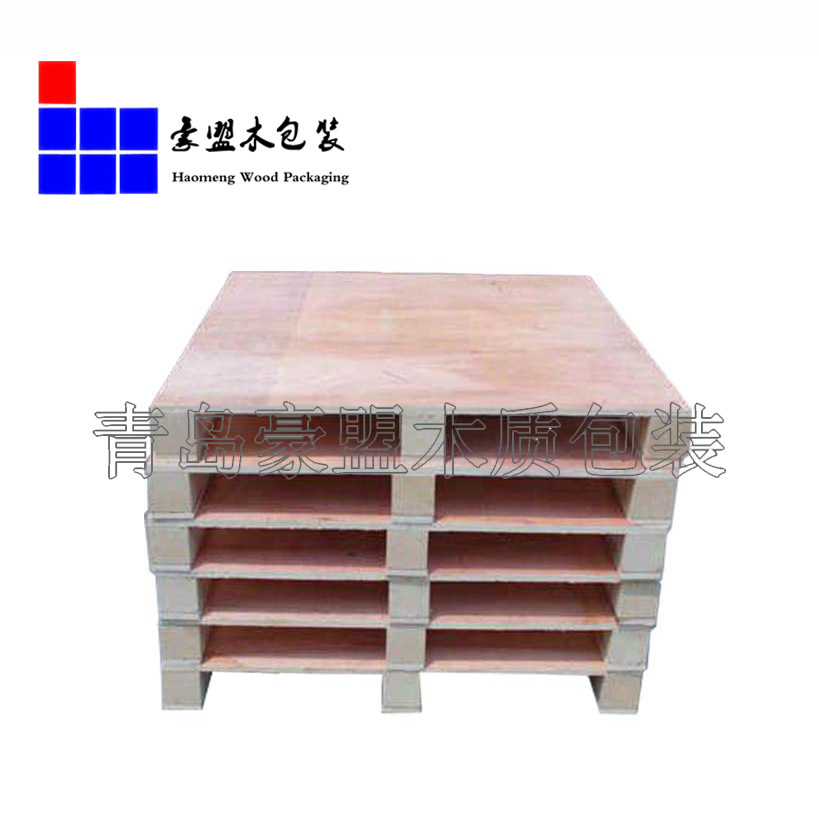 潍坊胶合板托盘供应商批量生产出口免熏蒸木托盘集装箱专用尺寸示例图3