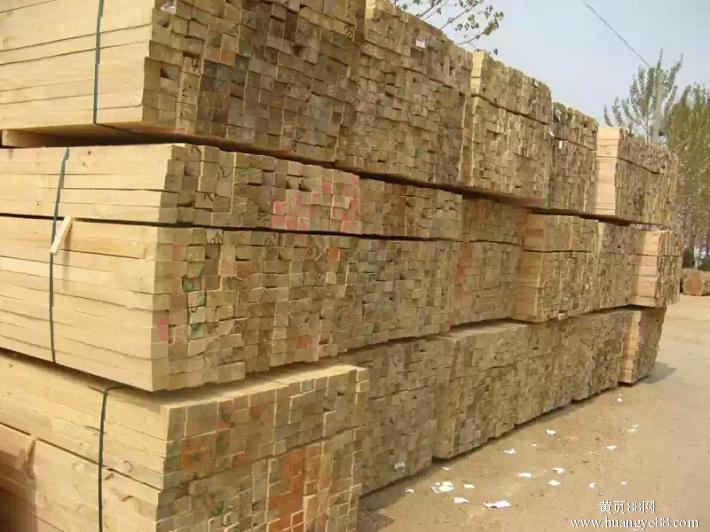 梅州市建筑木方厂家 批发进口铁杉木方示例图3