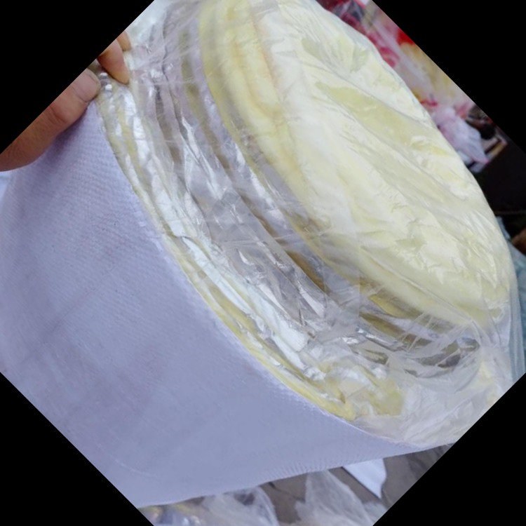供应玻璃棉卷毡 蒸汽管道贴铝箔玻璃棉毡厚度 容重 神州金猴产品