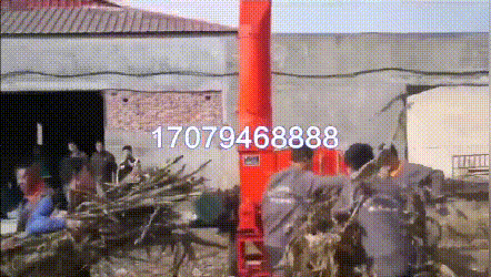 10吨铡草机青贮机粉碎干玉米秸秆 (1).gif