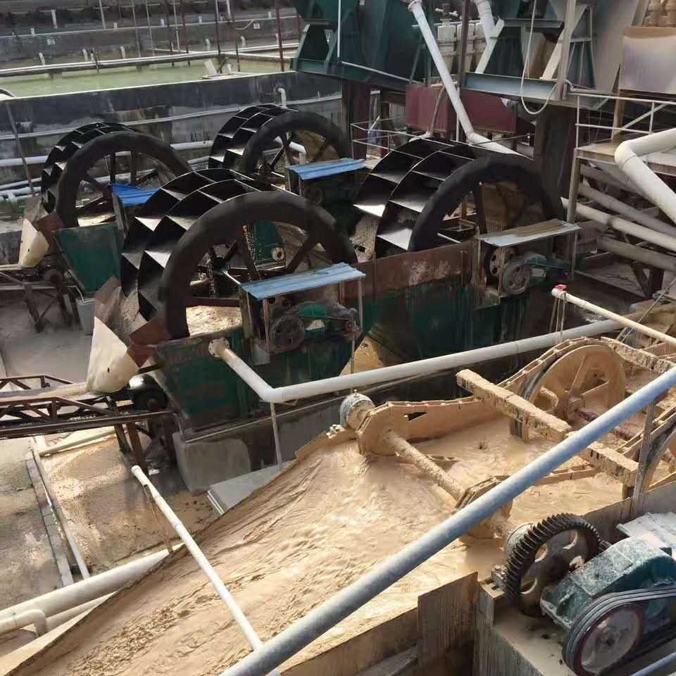 轮斗式洗砂机设备江西恒昌厂家 高产能叶轮洗砂机型号定制 水洗砂设备图片