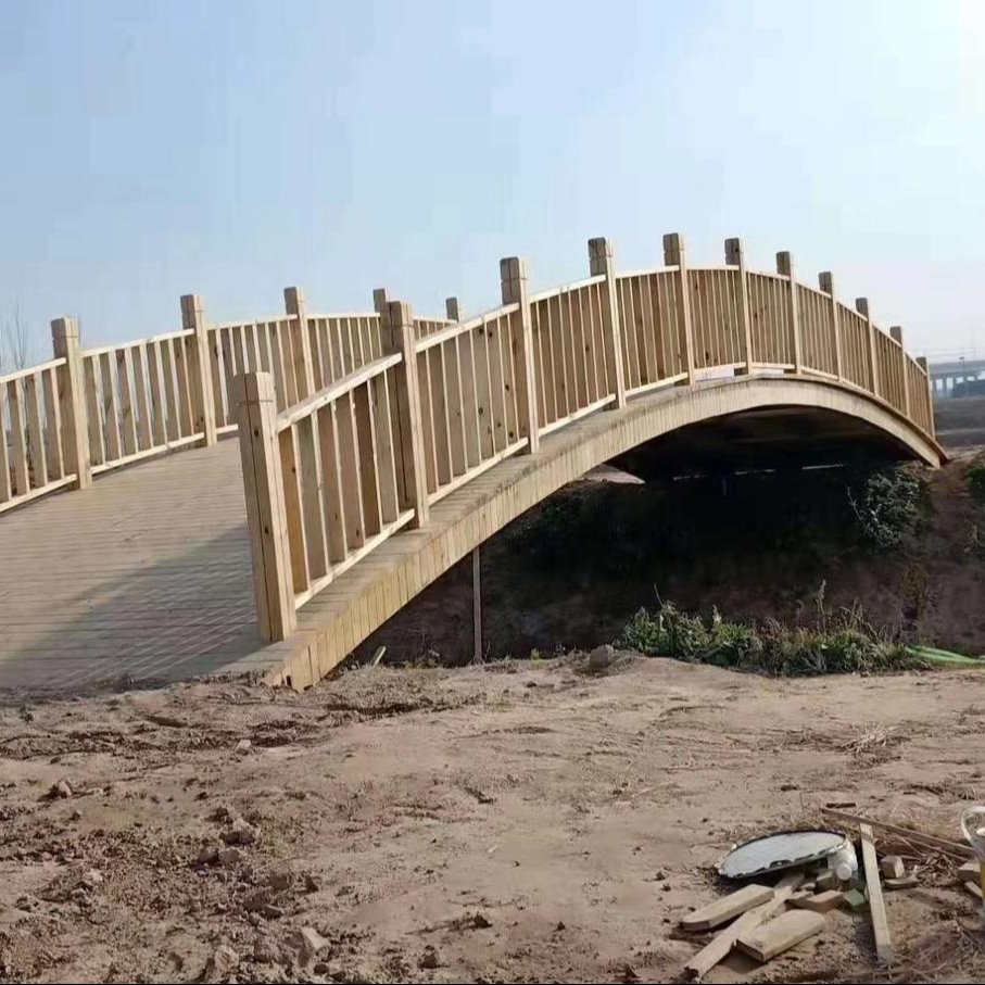 河南防腐木木桥图片