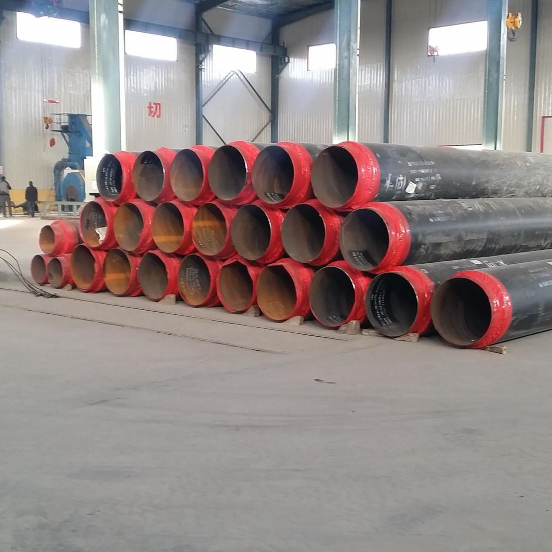 高温直埋式蒸汽保温管 钢套钢复合保温钢管 聚氨酯保温螺旋钢管