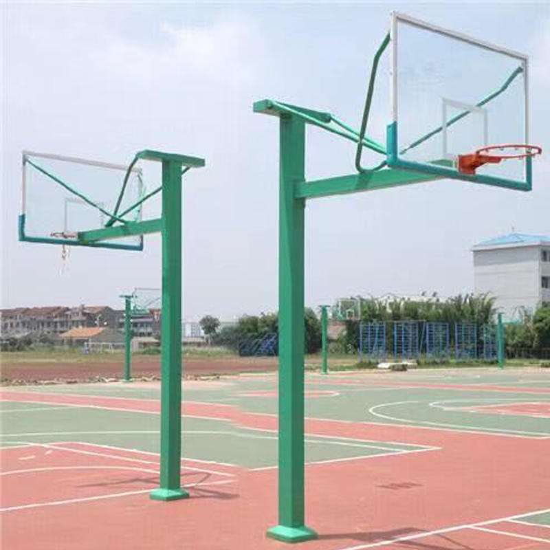 山东青岛金伙伴体育设施直销 儿童篮球架 手动液压篮球架 平箱篮球架价格优廉