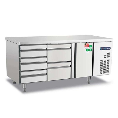 冰立方风冷工作台保鲜柜操作台冰箱冷藏工作台awr1800l1d5