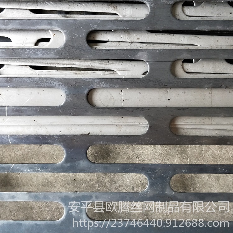 盘锦卖洗砂机用16锰板筛板厂家 欧腾加工长方孔筛料板 Q235重型筛板网