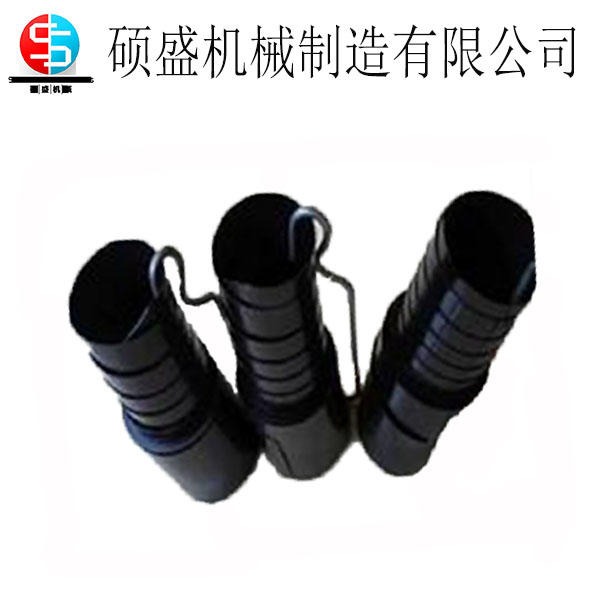 上海机床防护罩  螺旋钢带保护套   耐高温螺旋钢带保护套  数控机床专用防尘罩