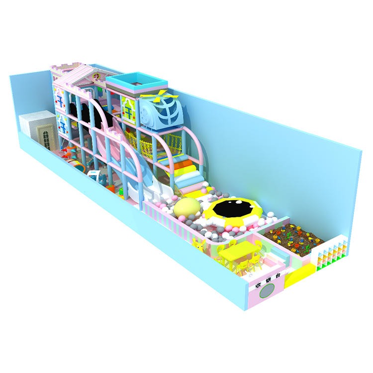 三层淘气堡  淘气堡设备  淘气堡  儿童乐园设备  图影滑梯