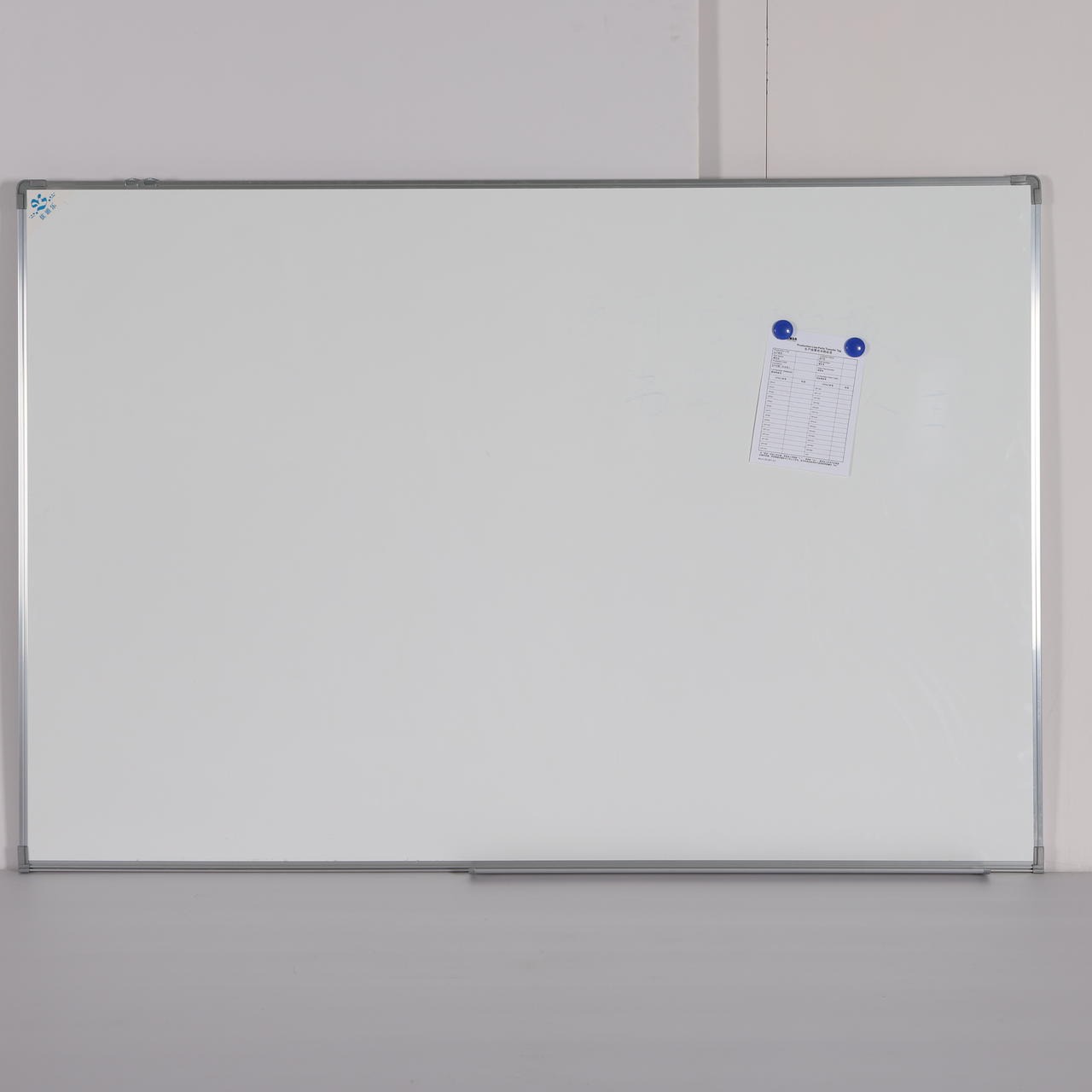 优雅乐磁性挂式单面白板教学壁挂式白板