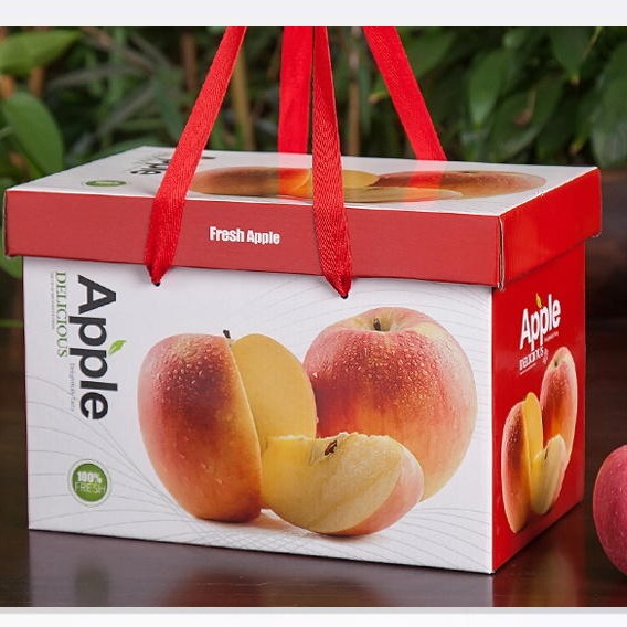 现货批发水果通用包装箱苹果李子伴手礼包装箱 专业定制水果纸箱 海南水果纸箱厂家