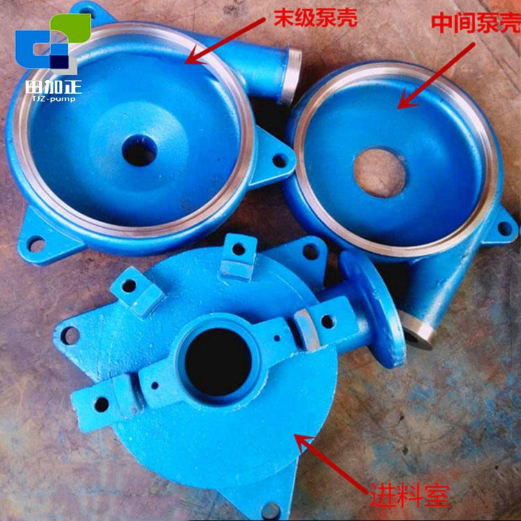河北厂家 80ZJW-II压滤机入料泵 水泵配件 叶轮 泵壳泵体 轴