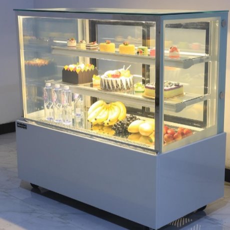 山东蛋糕展示柜 爱雪直角蛋糕展示柜  商用蛋糕冷藏柜供应