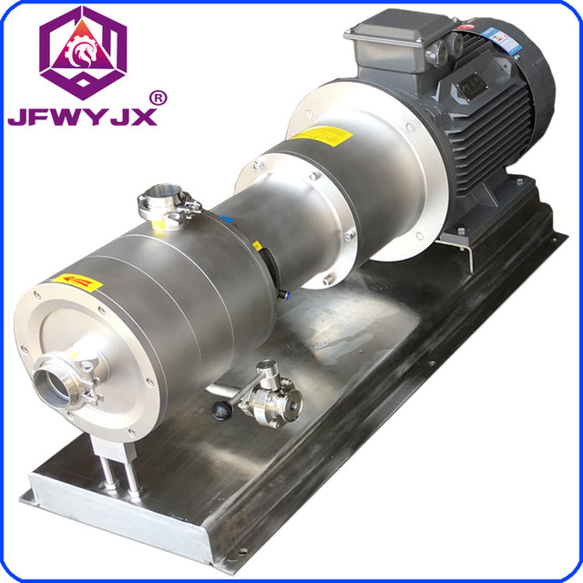 JFWYJX/骏丰伟业SRH3-165高剪切混合乳化泵 22KW在线式三级乳化泵 卵磷脂油乳化泵