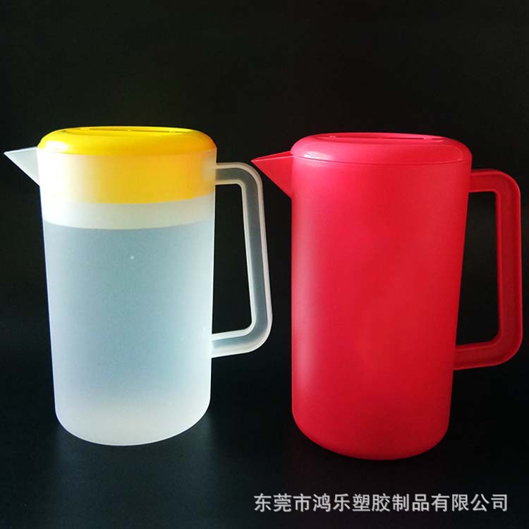 PP冷水壶2L塑料茶水壶餐厅用胶水壶大容量塑胶雾面磨砂冷水壶示例图1