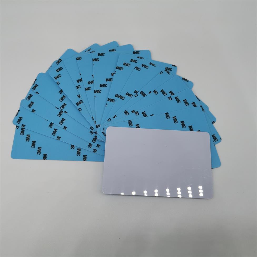 证卡打印机胸卡打印机专用PVC白卡 3M贴片卡 厚度 0.5MM背胶卡示例图2
