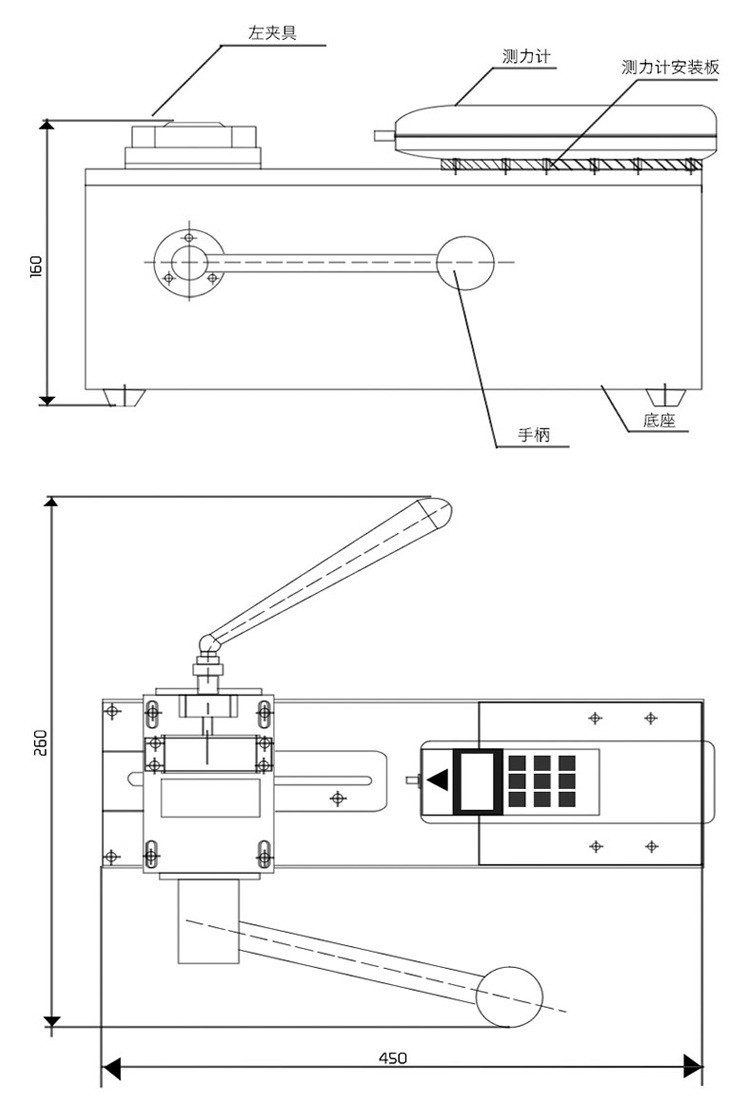 ADL端子拉力测试仪线束端子拉力拉脱力试验机含表含夹具厂价直销示例图4