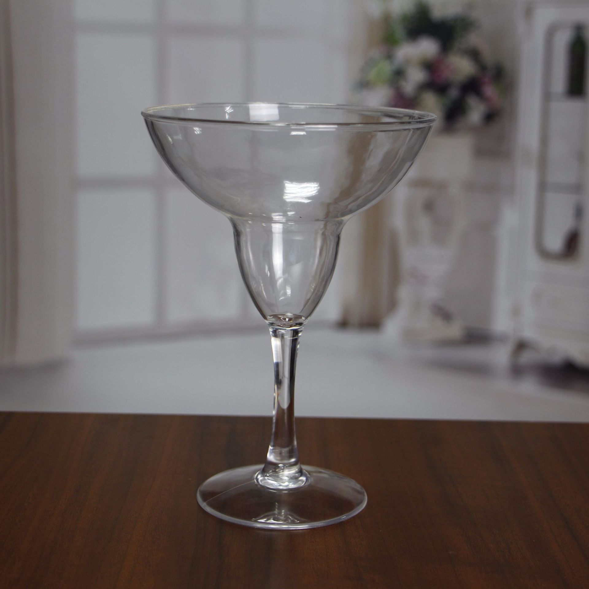 厂家定制PS透明高脚塑料杯鸡尾酒杯16oz高脚马格丽塔塑料杯子示例图10