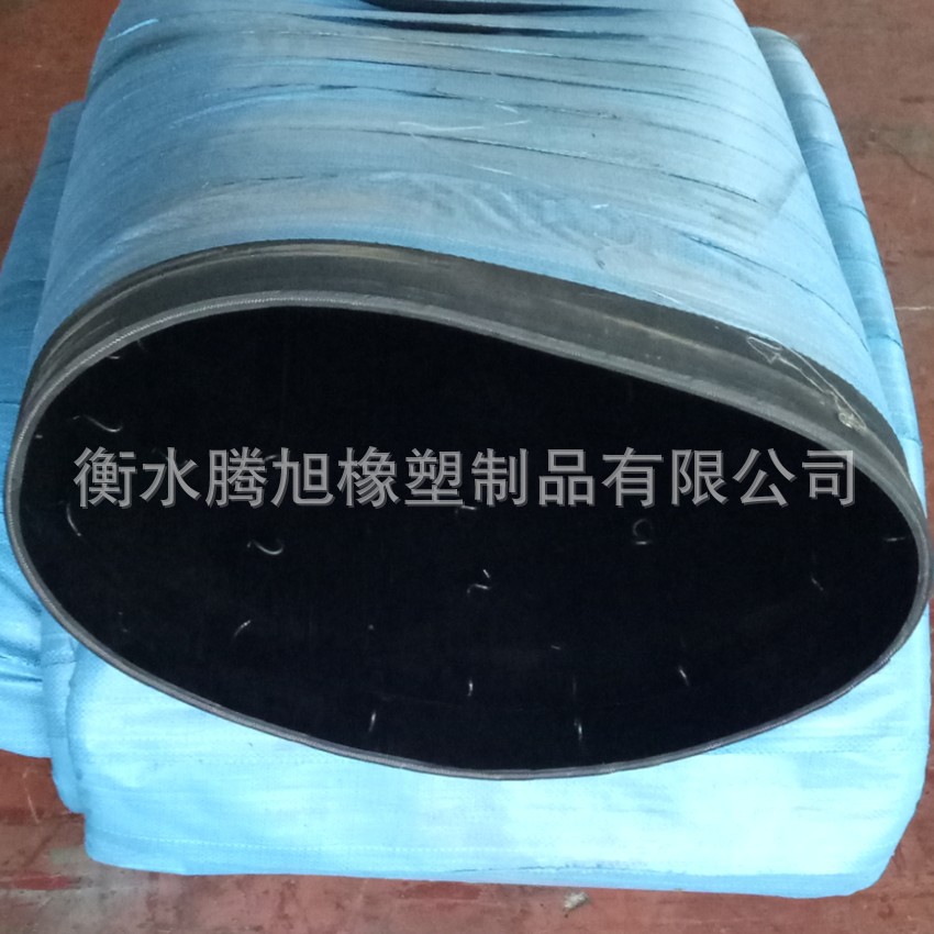 大口径夹线橡胶折叠软管  输送水  泥浆 混凝土夹线橡胶软管示例图3